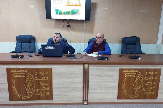 مركز أعالي الفرات يقيم حلقة نقاشية تخصصية حول معايير تصميم وتنفيذ خطوط نقل الطاقة الكهربائية